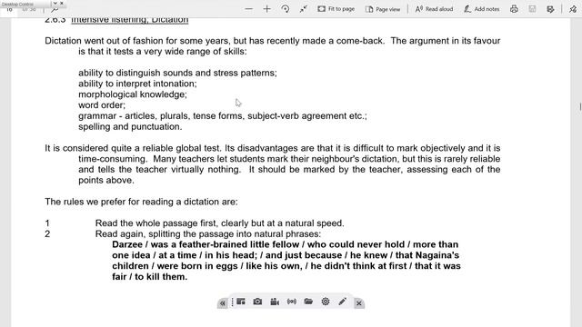 Dictation