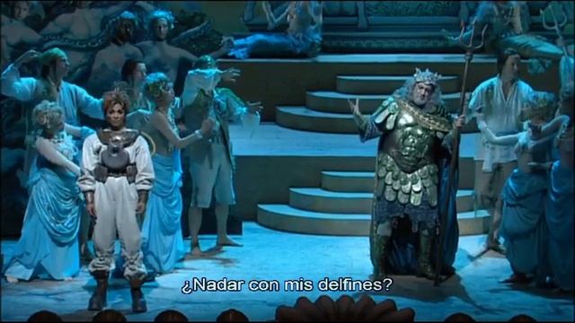 Plácido Domingo in "The Enchanted Island" (2011): "Who dares to call me? – Gone forever"