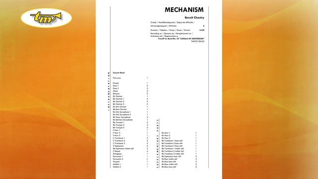 Mechanism - Concert Band - Chantry - Tierolff