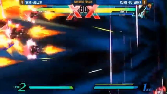 [08/04/12] MICHIGAN MASTERS 2012: UMvC3 Winners Finals: SRM Hallow vs. CORN Footwurk