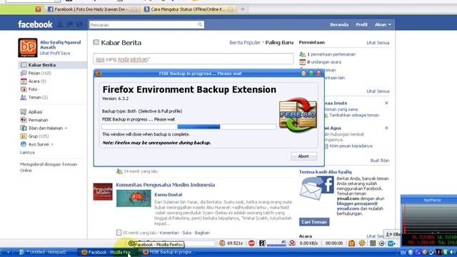 backup firefox menggunakan febe