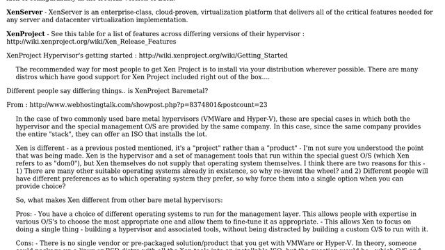 Difference between Xen hypervisor and Xen server (2 Solutions!!)