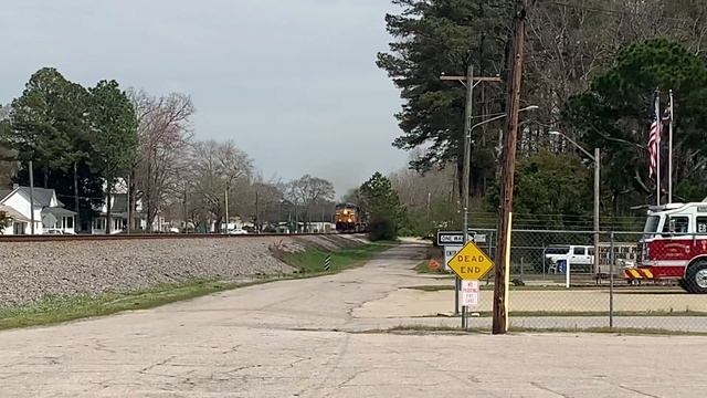 CSX train nearby