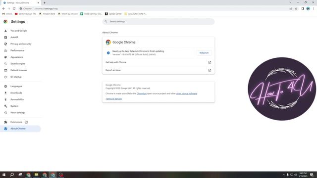 How To Update To The Latest Version Of Google Chrome!