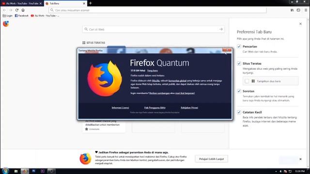 Review Firefox Quantum : 2x Lebih Cepat dengan Tampilan yang Elegan