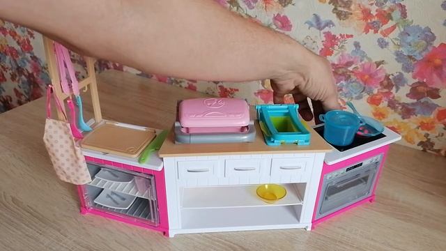 Кухня Барби, игровой набор
