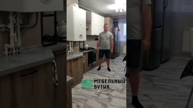 Видео отзыв от клиента который реализовал кухню своей мечты с нашей помощью «Мебельный бутик»