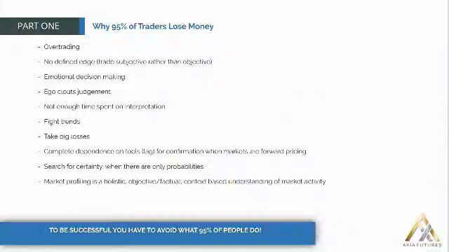 6. MODULE 1 - THE APPRENTICESHIP PART 1-7 Why 95% Trader Lose Money