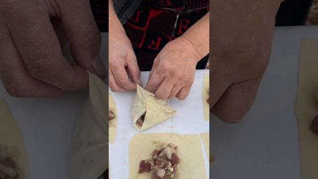 Мамины манты, самые вкусные.