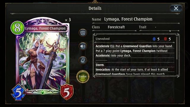 [Shadowverse]【Rotation】Forestcraft Deck ► Greenwood Guardian v5-1 ★ AA1 Rank ║Season 42 #347║