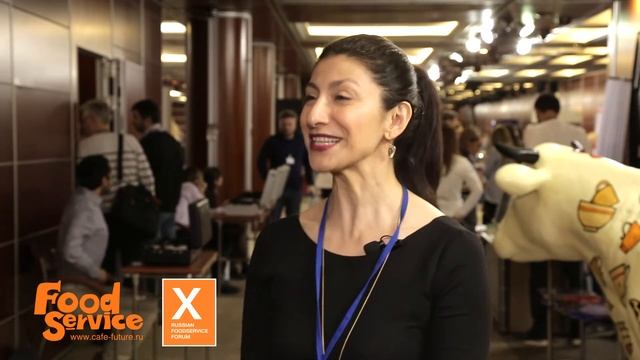 Гаяне Бреиова на X Russian Foodservice Forum