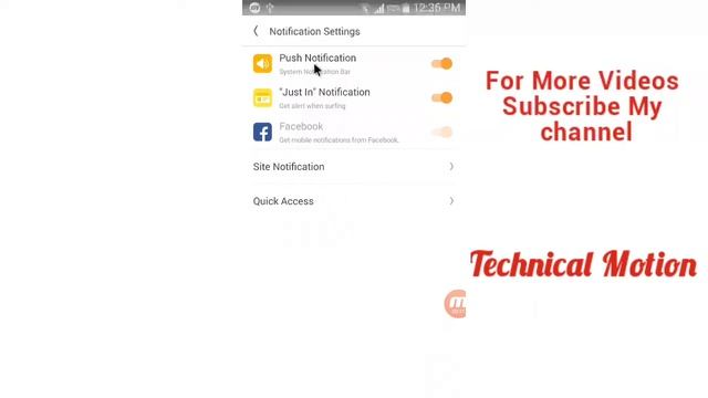 How to disable UC browser Notification| trun off uc browser notification news