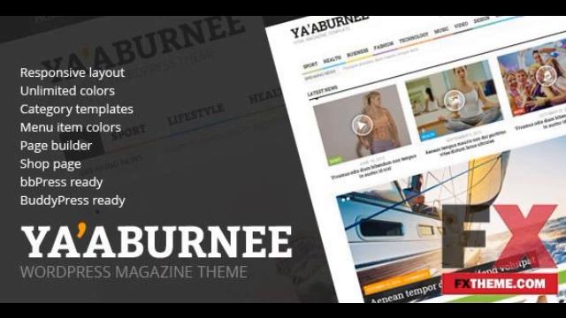 Yax27aburnee   Magazine   E Commerce Theme  Fxtheme  by Linwood Hyram