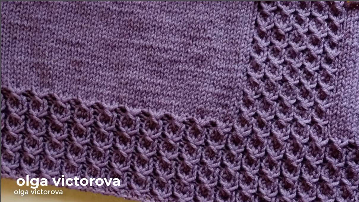 420 РЕЛЬЕФНЫЙ УЗОР СПИЦАМИ Вязание Узоры спицами