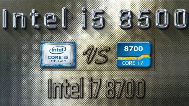 i5 8500 vs i7 8700 Benchmarks | Gaming Tests Review & Comparison