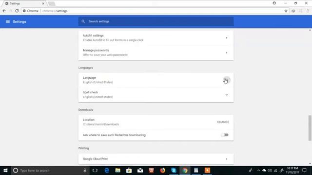 how to change language on google chrome (2018)