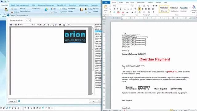 Opera 3 Credit Management