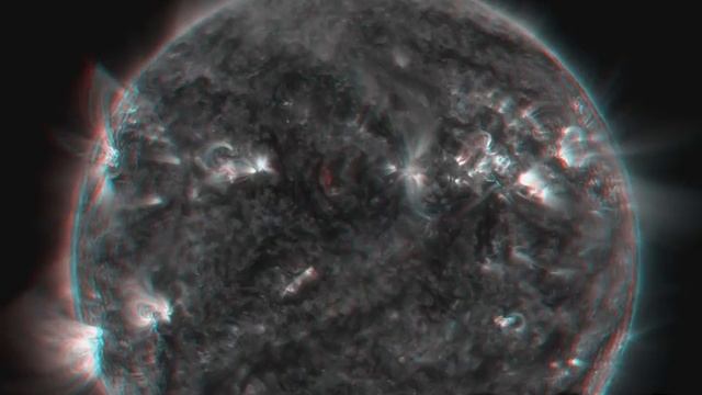 48 Hours of the Sun in 3D - 2012-03-03 to 2012-03-05 - SDO AIA 171Å - 3D HD