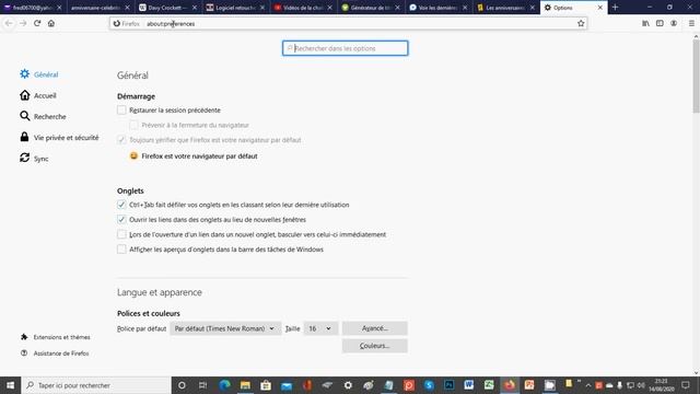 Définir votre moteur de recherche par défaut via le navigateur Mozilla Firefox