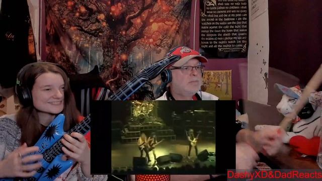 Iron Maiden -- Phantom of the Opera Live at the Rainbow - 1980 (Dad&DaughterReaction)