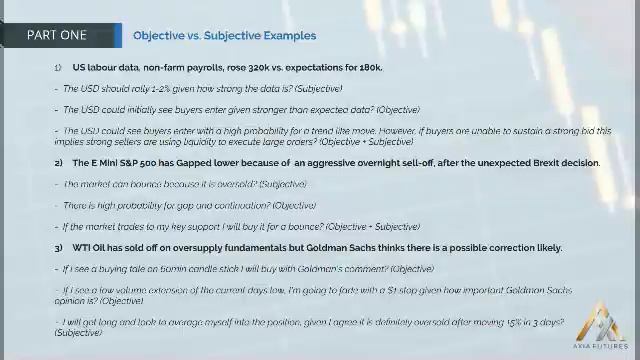 15. MODULE 1 - THE APPRENTICESHIP PART 1-16 Objective vs Subjective Examples