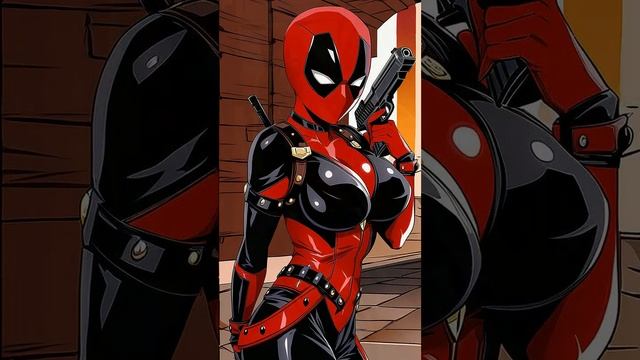 Deadpool || Girl || #fantasy #drawing