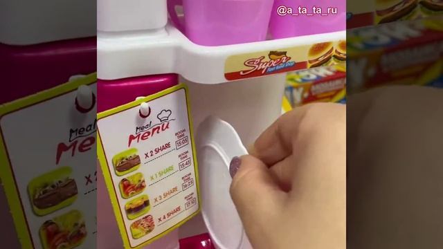 Игровая кухня 87 см, 32 аксессуара, свет, звук 889-4