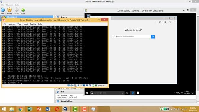 12. Uji Proxy Server di Client Windows