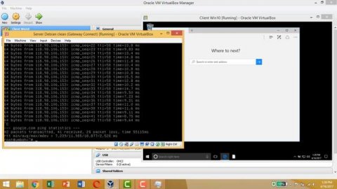 12. Uji Proxy Server di Client Windows