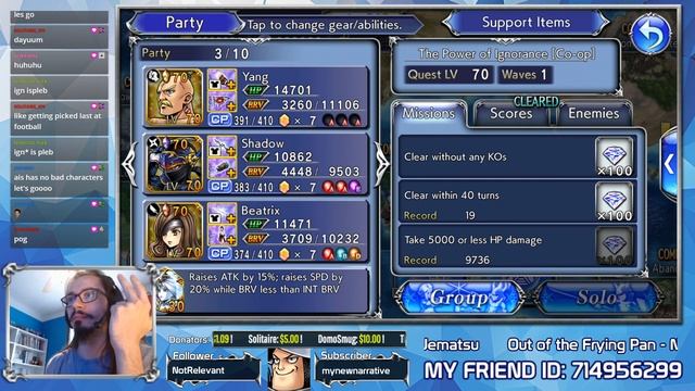 Worst of the Worst Co-Ops! - From Livestream!  - DFFOO GL