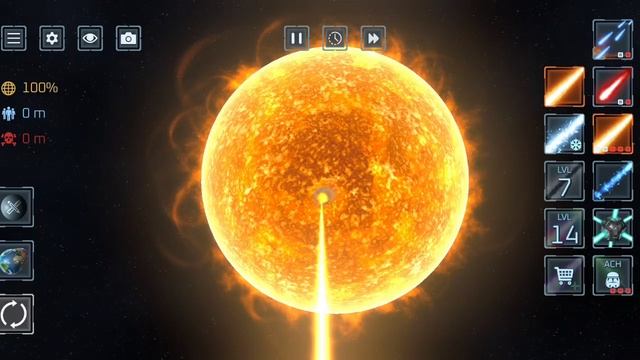 разрушил солнце в Solar Smash