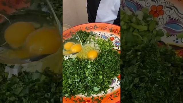 кутабы с зеленью