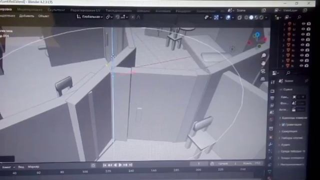 Blender 3D. Дом из мультфильма ,,Лунтик,,. Тимофей Гурьянов , 11 лет.