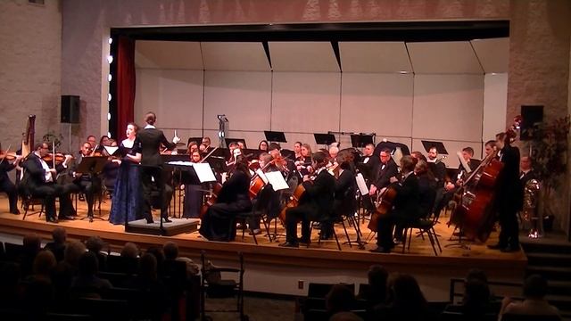 Joliet Symphony Orchestra 2018-04-21 (3/9) Io Non Credo, by WA Mozart, sung by Anna Valcour