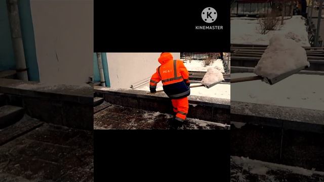 Москвы Новый Арбате дворники