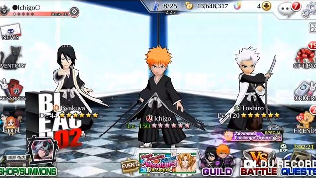 Bleach brace sols выбил ичиго!!