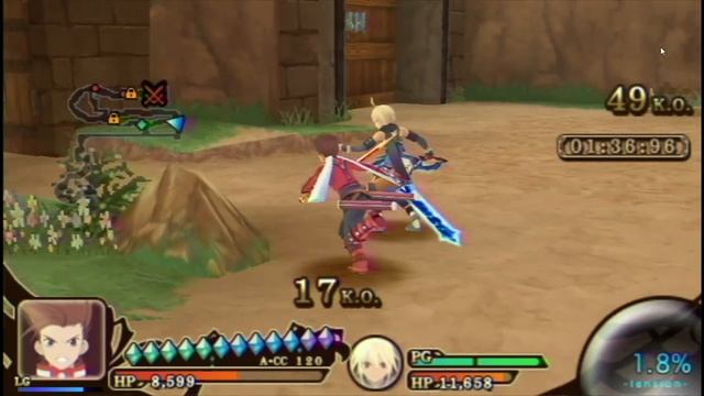 Tales of the Heroes Twin Brave - Lloyd Irving Gameplay