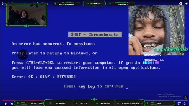 $NOT - Chromehearts (delete later).exe Reaction #Snot #Chromehearts