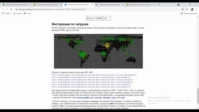 Практическая работа 8.2. Изучение изменения распространения лесов  по данным ДДЗ