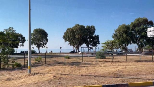 Beach and road in Finike - July 2022, Antalya - Turkey - 4K