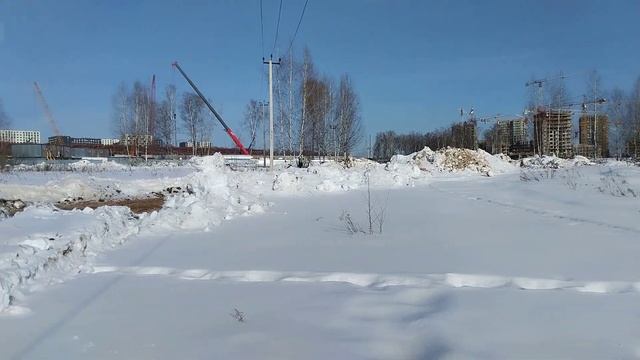 От ЖК до ЖК - строят дорогу через поля и леса...