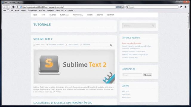Wordpress Ajaxify Demo - Safari