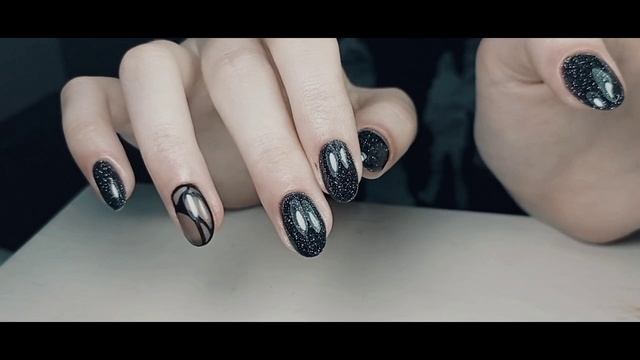 Бриллиантовая база nails professional чёрная светоотражающая