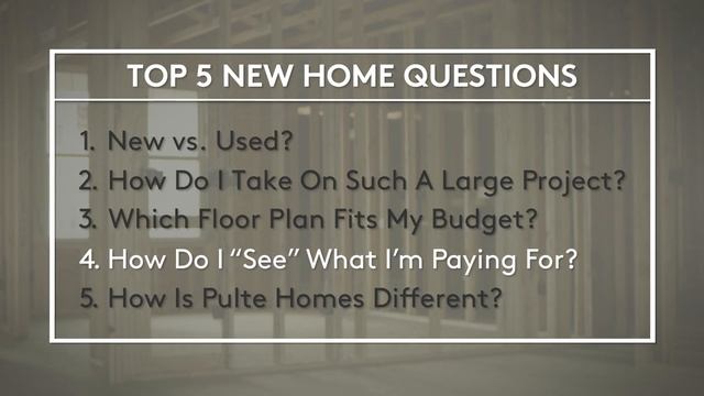 Top 5 Home Buying FAQs  | Pulte Homes