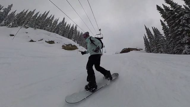 Exploring Silver Star mountain, BC, Canada - Day 1 of ski safari