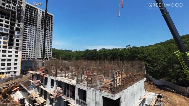 Отчет о строительстве ЖК Greenwood. Июль 2024