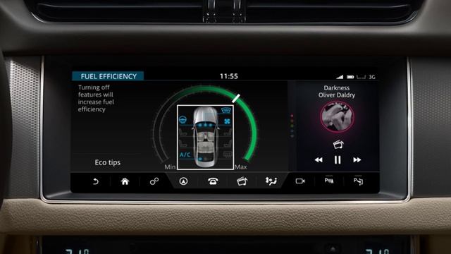 Jaguar XF 2016 | InControl Touch Pro Eco Data
