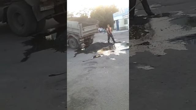 Благоустройство воронежа (ремонт дорог)