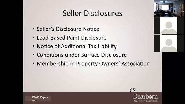 Principles Of Real Estate - Chapter 12 Lecture