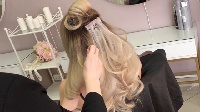 Как сделать высокий объемный хвост из 3Д локонов и сохранить длину?